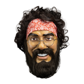 Cheech & Chong - Chong Deluxe Injection Mask