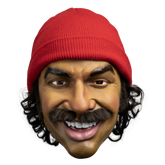Cheech & Chong - Cheech Deluxe Injection Mask