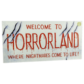 Goosebumps - Horrorland Wood Sign