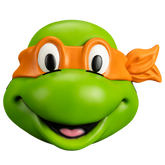 *PRE-ORDER* Teenage Mutant Ninja Turtles - Michelangelo Retro Mask