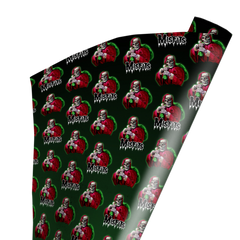 Misfits - Crimson Cringle Wrapping Paper