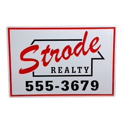 Halloween 1978 - Strode Realty Metal Sign