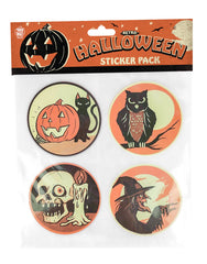 Classic Halloween Sticker Pack (4 ct)