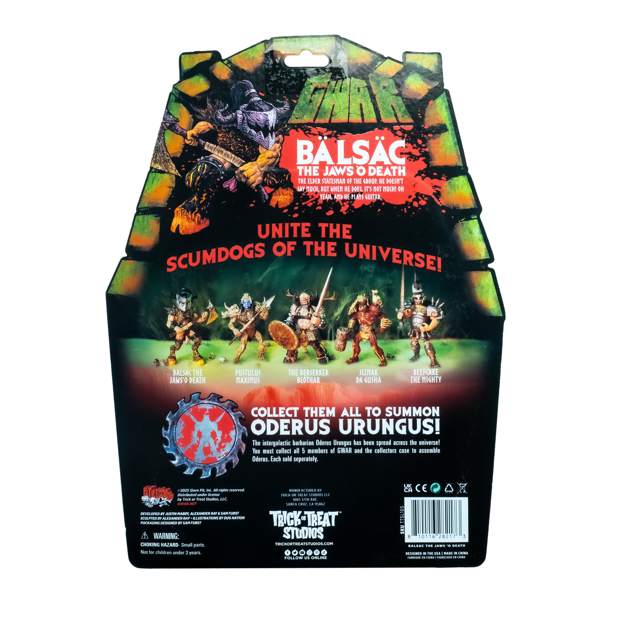 GWAR - Balsac the Jaws 'O Death - 5" Action Figure