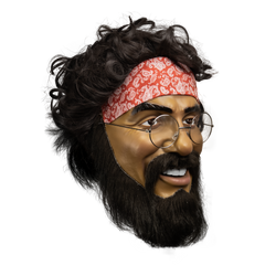 Cheech & Chong - Chong Deluxe Injection Mask
