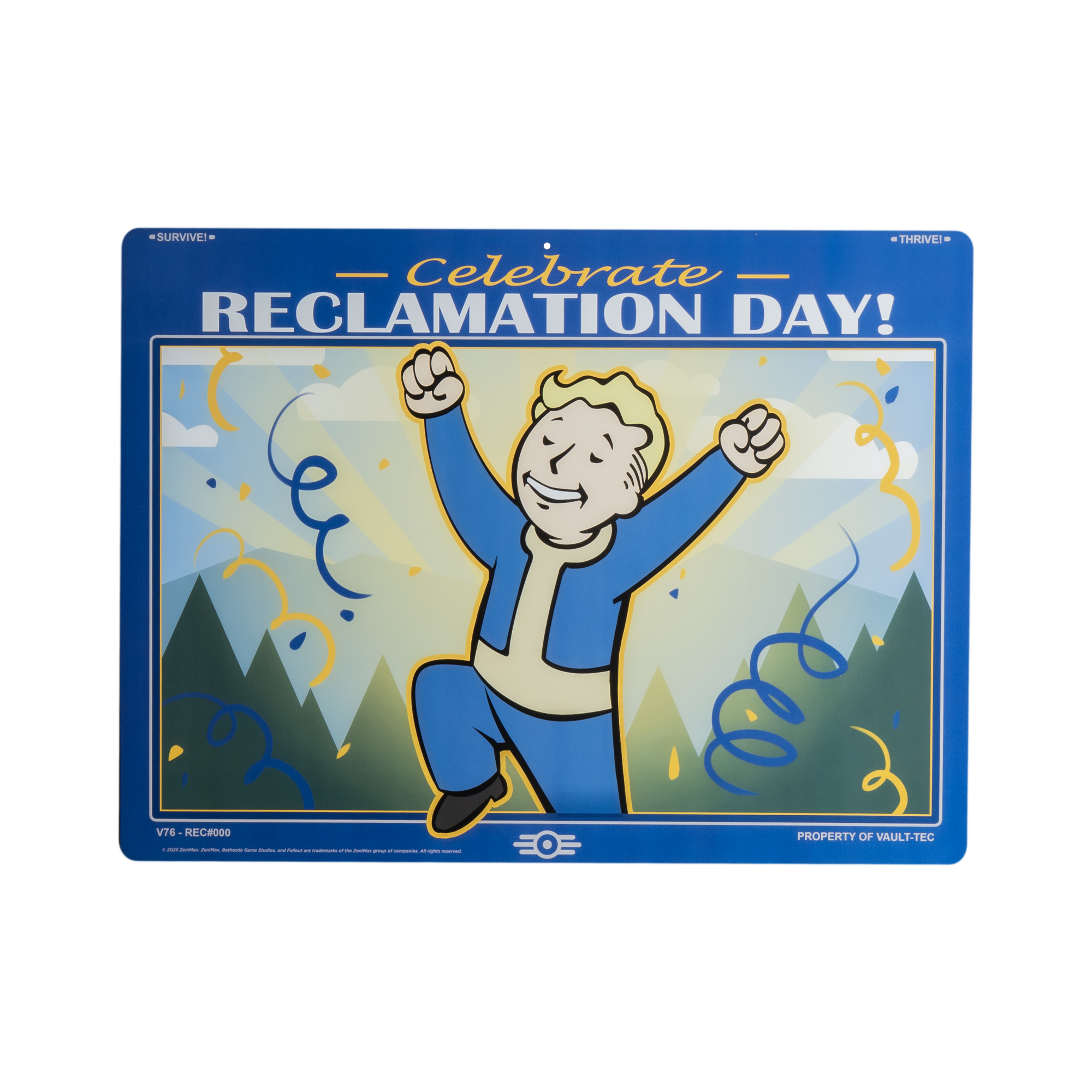 Fallout - Reclamation Day Metal Sign