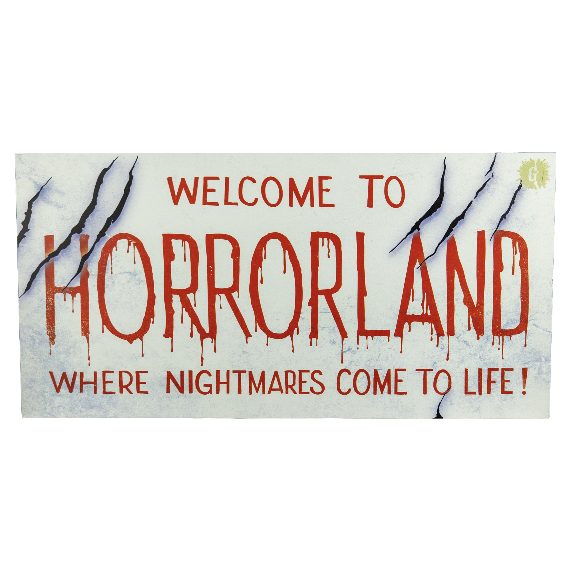 Goosebumps - Horrorland Wood Sign