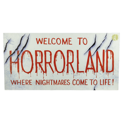 Goosebumps - Horrorland Wood Sign
