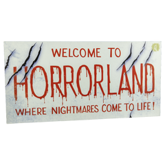 Goosebumps - Horrorland Wood Sign
