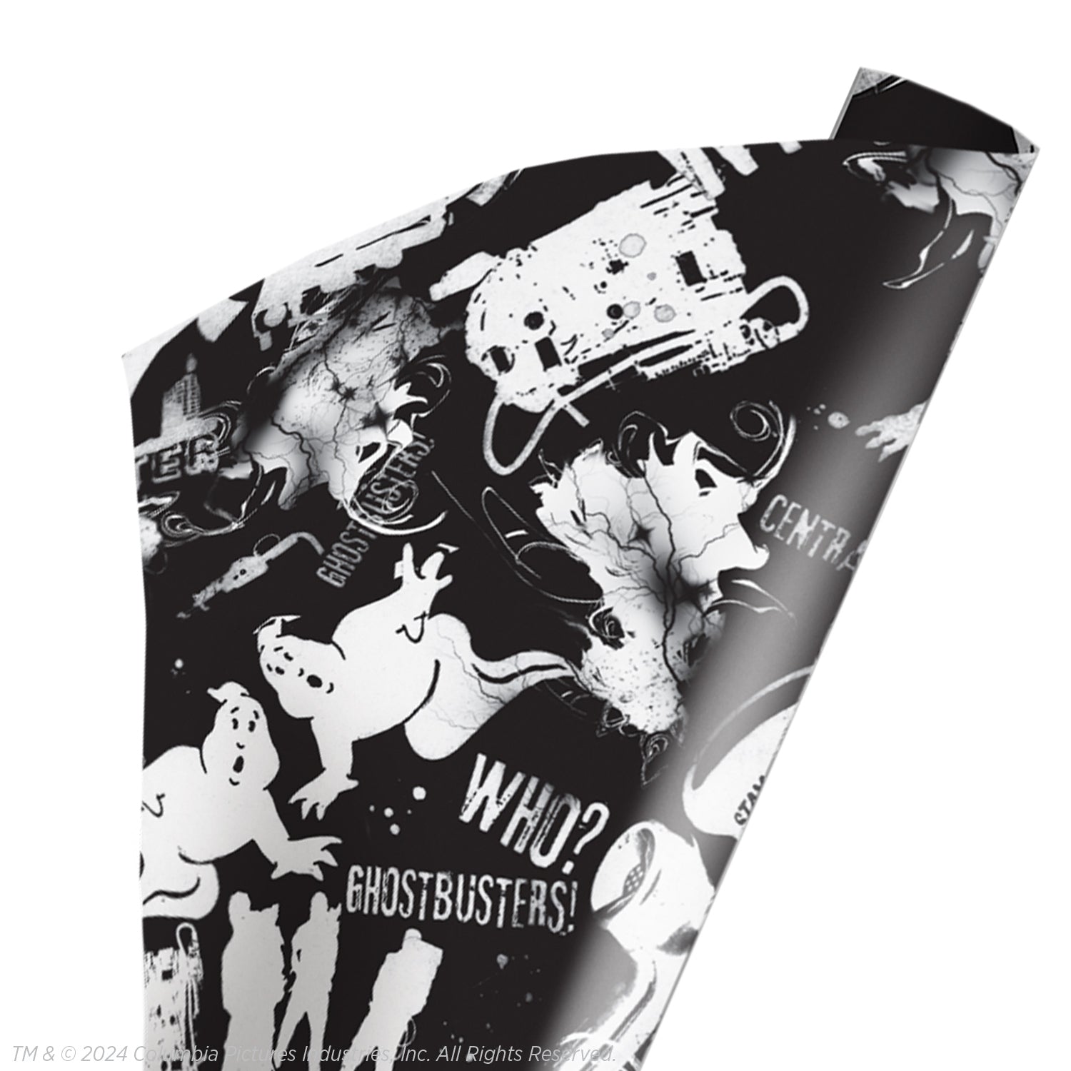 Ghostbusters - Black & White Wrapping Paper