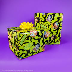 Ghostbusters - Retro Cheese Wrapping Paper
