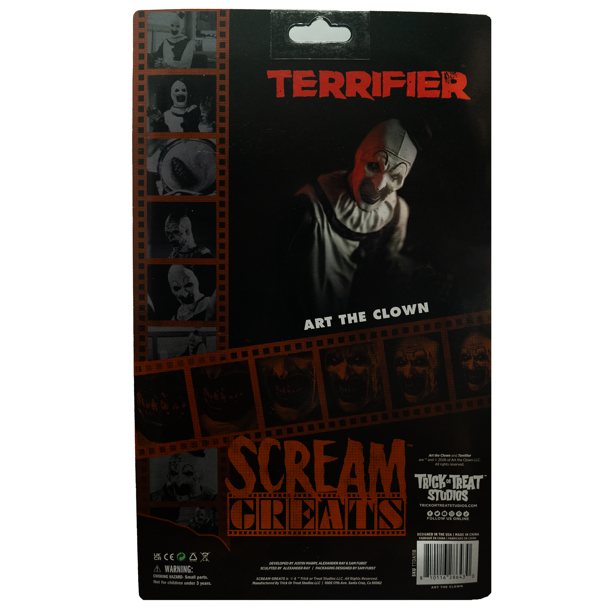 *PRE-ORDER* Scream Greats - Terrifier - Art the Clown - 8" Figure