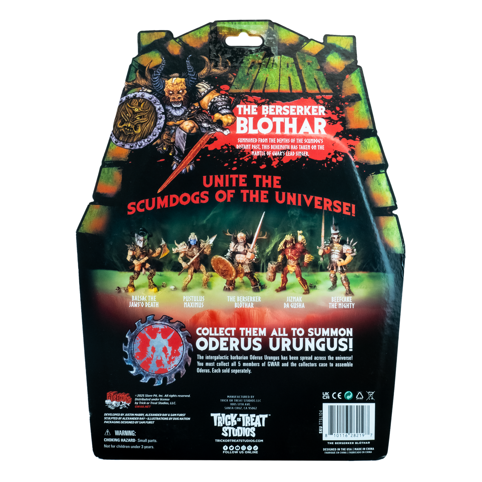 GWAR - Blöthar the Berserker - 5" Action Figure