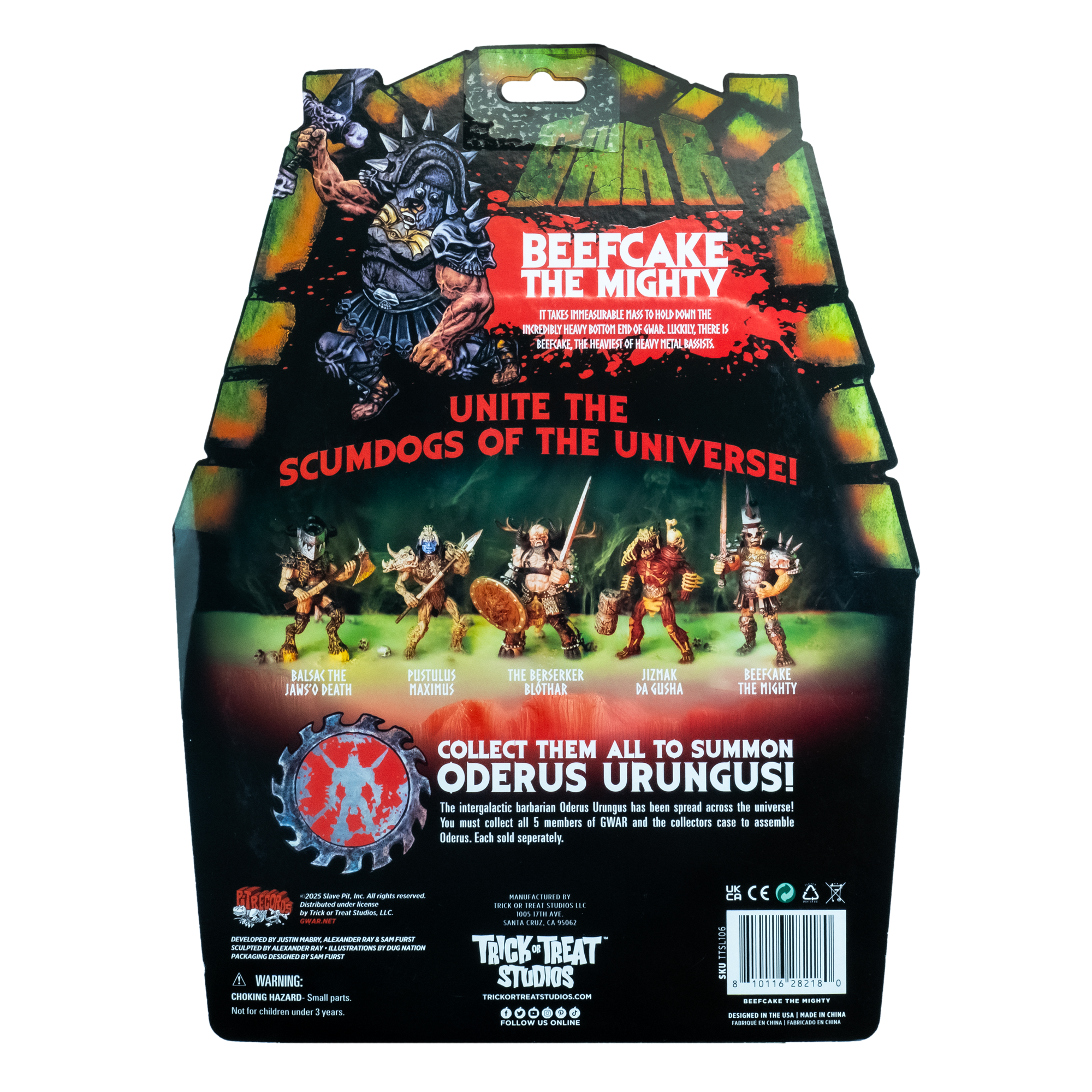GWAR - Beefcake the Mighty - 5" Action Figure
