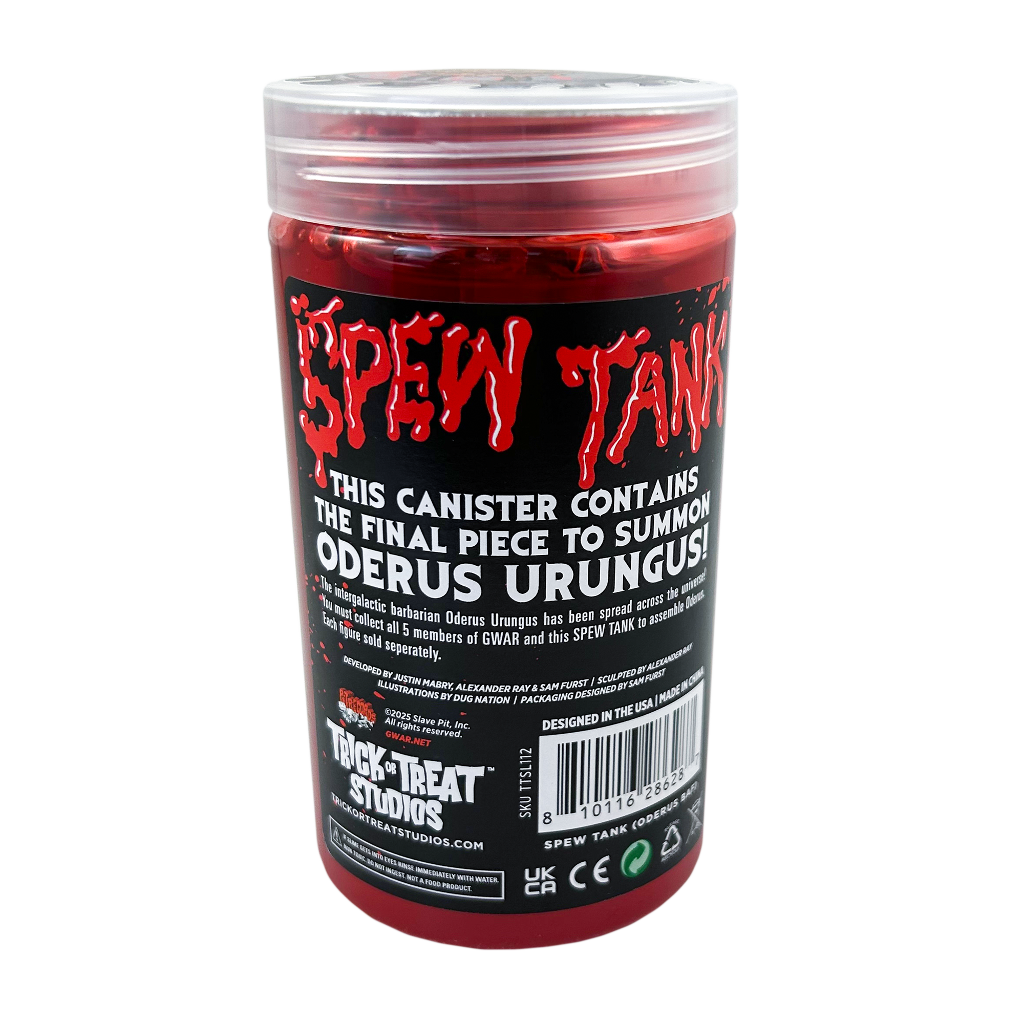 GWAR - Spew Tank - Blood Slime (Oderus B.A.F.)